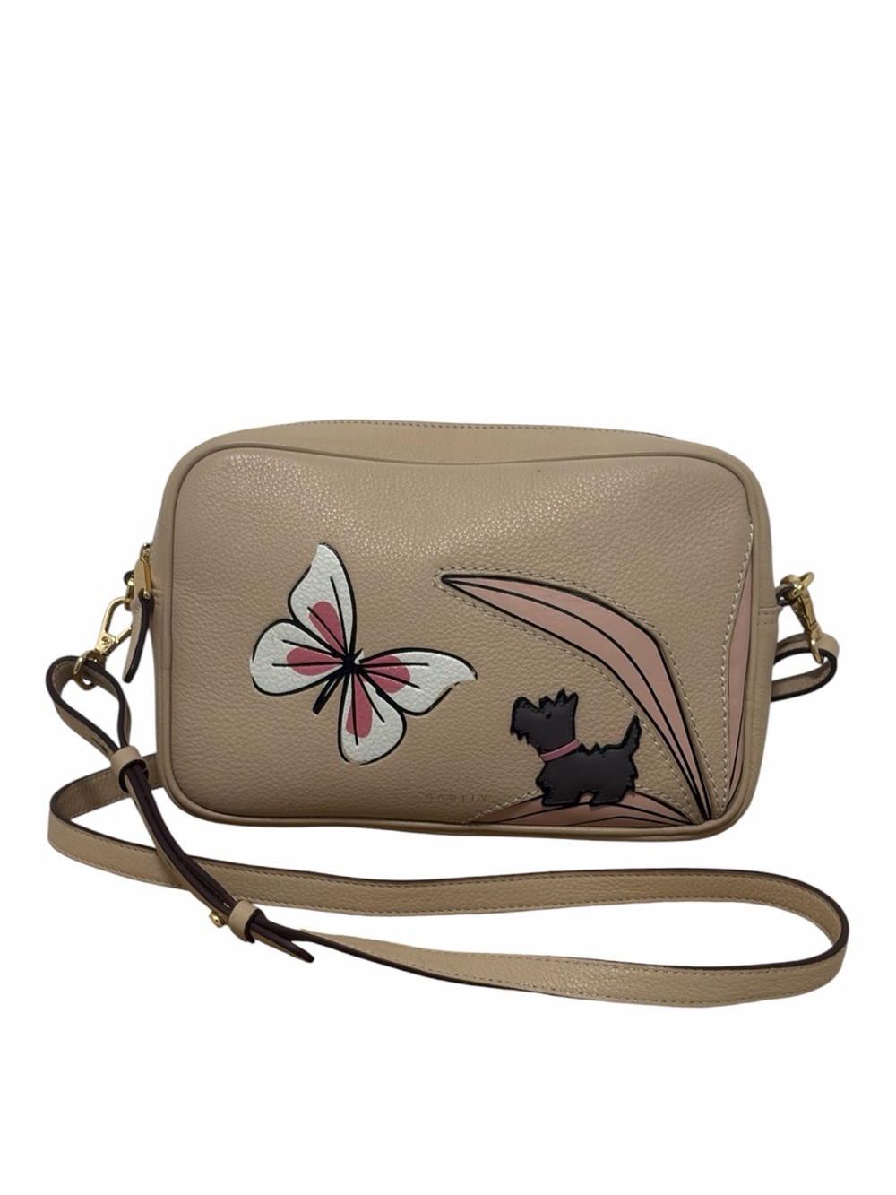 Radley London “Spring Meadow” Small Leather Camera Bag Crossbody - Like New